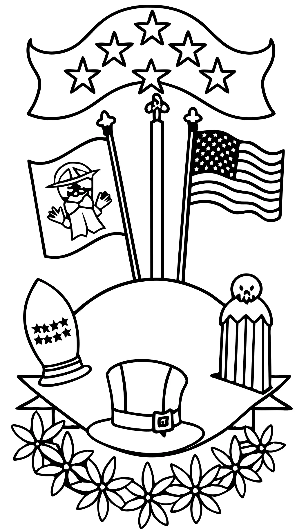 coloriages gratuits du Memorial Day